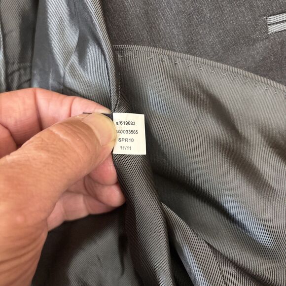 Banana Republic Cerruti 1881 Mens Suit 42L 33W 34I (42L 335W 33I) - Picture 12 of 16